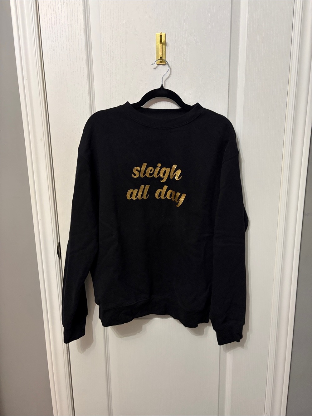 Brunette the Label "Sleigh All Day" Graphic Sweatshirt